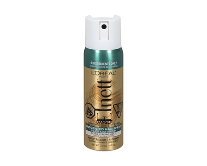 L'Oréal Paris Fixatif à tenue extra-forte, Elnett Satin sans parfum, format voyage - 75 ML