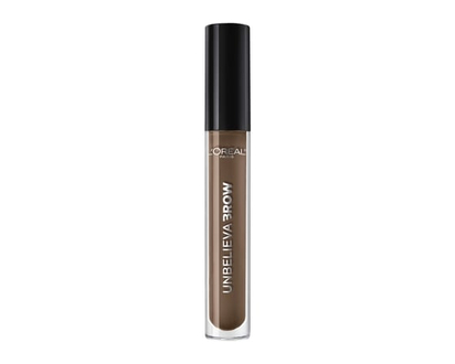 L'Oreal Paris Eyebrow Gel,Waterproof Tinted Brow Gel t,Warm Brunette - 4.5 ML
