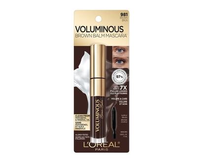 L'Oreal Paris Conditioning & Lengthening Mascara, for Sensitive Eyes, Brown - 7.7 ML