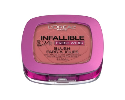 L'Oreal Paris Blush Infallible 24h Freshwear, Soft Matte Waterproof Finish Fearless Coral - 1.0 EA