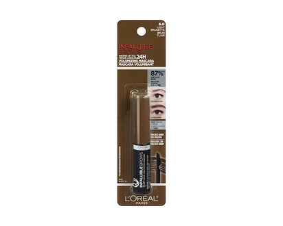 L'Oreal Paris Infallible 24h Volumizing Brow Mascara Light Brunette - 4.0 ML