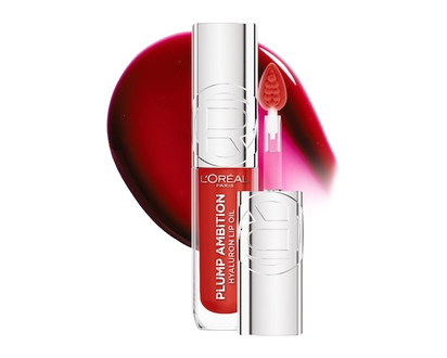 L'Oreal Paris Plump Ambition Lip Gloss Tinted Lip Oil Cherry Cherie - 5.0 ML