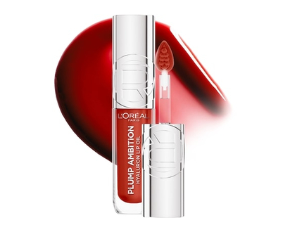 L'Oreal Paris Plump Ambition Lip Gloss Tinted Lip Oil Wine O'clockÂ - 5.0 ML