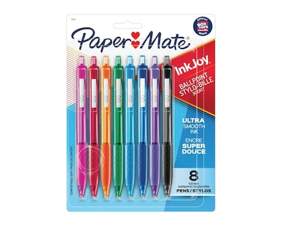 InkJoy 300RT Retractable Ballpoint Pens, 1.0mm, Fashion Assorted Colours, 8 Pack - 1.0 EA