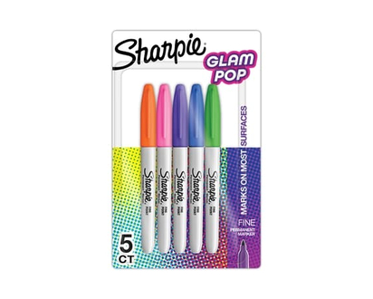 Sharpie Glam Pop Markers, 5 count - 5.0 EA