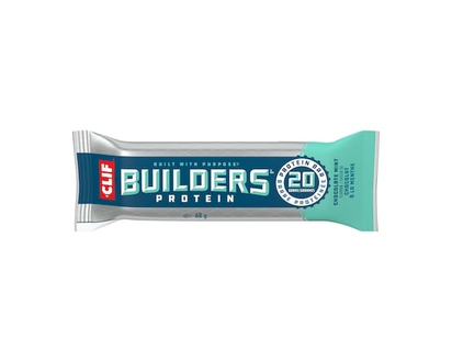 CLIF BUILDERS Protein Bars, Chocolate Mint Flavour, 20g of Protein (Pack of 12) - 68.0 G