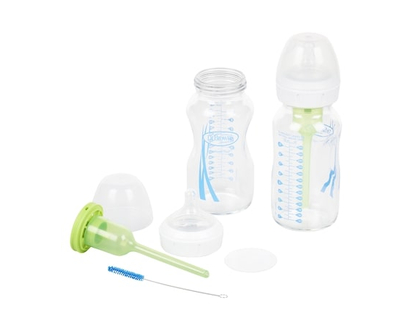Dr Brown's 9oz Options+ Wide Neck Glass Bottle 2 Pack - 2.0 EA