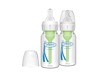 Dr. Brown's 4oz/120ml Options+ GLASS Narrow Bottle 2pk - 1 EA
