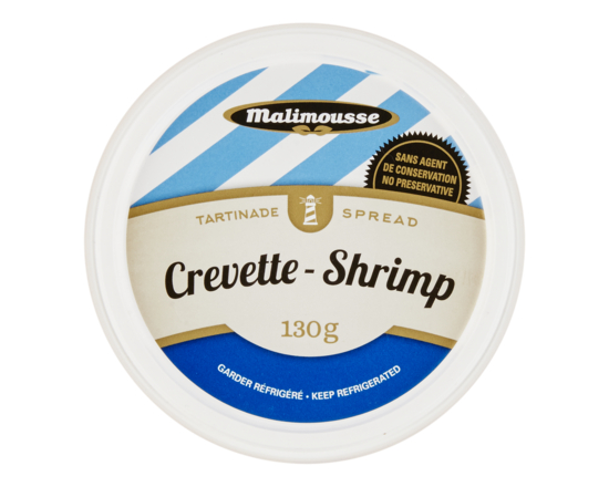Malimousse Tartinade aux crevettes - 130.0 G