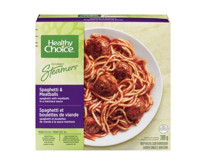 Healthy Choice Gourmet steamers spaghetti et boulettes de viande - 269.0 G