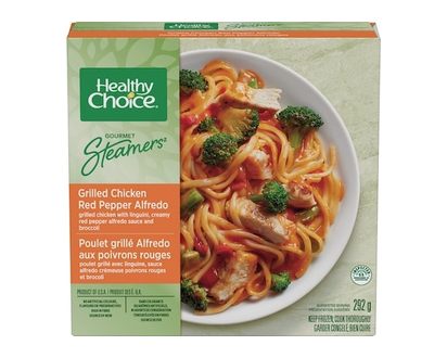 Healthy Choice Gourmet Steamers, Grilled Chicken Red Pepper Alfredo - 292.0 G