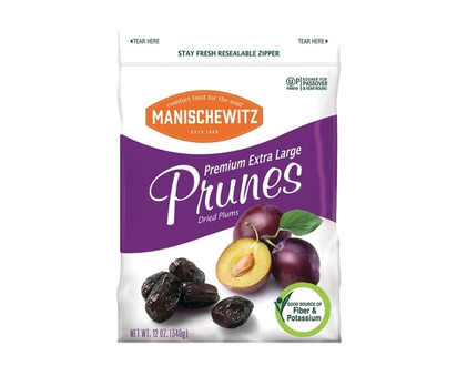 Manischewitz Dried Plums, Extra Large Prunes - 340.0 G
