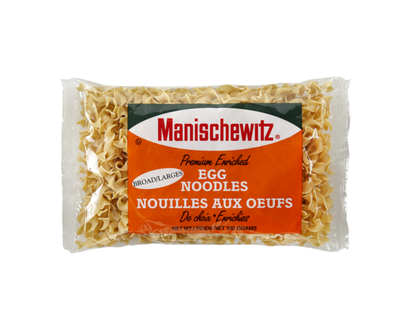 Manischewitz Kosher Egg Noodles, Broad - 340.0 G