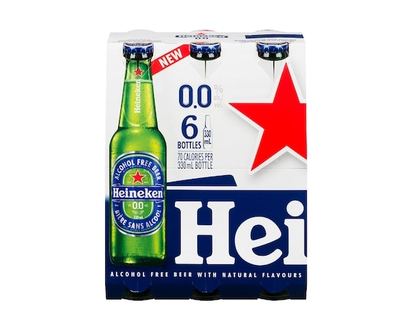 Heineken Bière non alcoolisée de type Lager, 0.0 - 330.0 ML