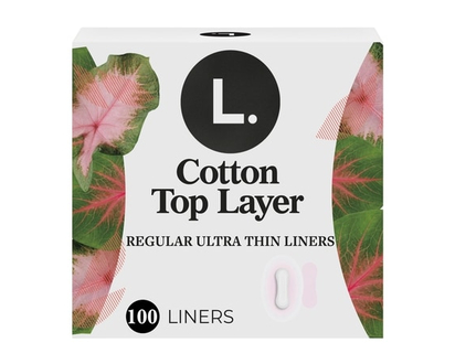L Protège-dessous ultraminces pour femmes, protection régulière, voile supérieur en coton, non parfumés - 100 CHA