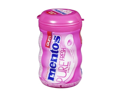 Mentos Gum, Pure Fresh Sugarfree Bubble Fresh, 50 Pieces - 50.0 EA
