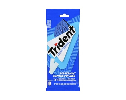 TRIDENT Sugar-Free Gum Peppermint - 3.0 EA