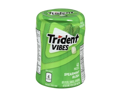 TRIDENT Vibes Sugar-Free Gum Spearmint Rush - 40.0 EA