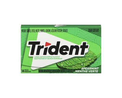 Trident Gomme sans sucre menthe verte - 14.0 EA