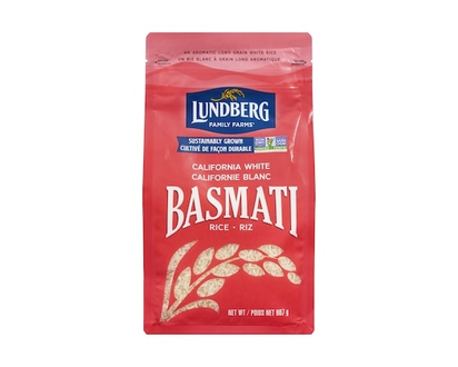 Lundberg California White Basmati Rice - 907.0 G