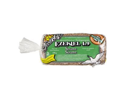 Food for Life Organic Ezekiel 4:9 Sprouted Whole Grain Loaf, Sesame - 680.0 G