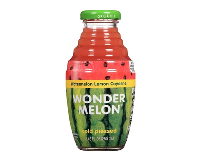 Wonder Melon 100% Organic Juice Watermelon Lemon Cayenne - 250.0 ML