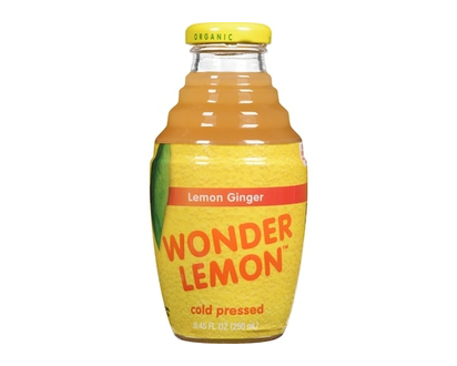 Wonder Lemon 100% Organic Juice Lemon Ginger - 250.0 ML