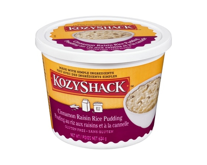 Kozy Shack Rice Pudding, Cinnamon Raisin - 624.0 G