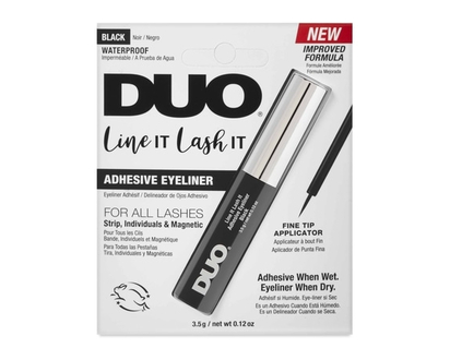 Duo Adhesive Eyeliner, Waterproof, Black - 1.0 EA