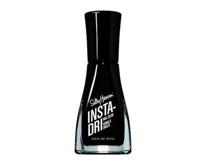Sally Hansen Insta-Dri Nail Polish, Black To Black - 1.0 EA