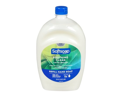 Softsoap Liquid Hand Soap Refill, Soothing Clean, Aloe Vera Fresh Scent - 1.47 L