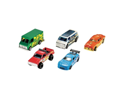 Hot Wheels Assortiment 5 voitures - 1.0 EA