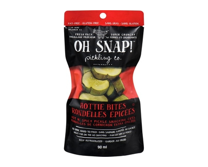 Oh Snap Hot N' Spicy Pickle Snacking Cuts Hottie Bites - 90.0 ML