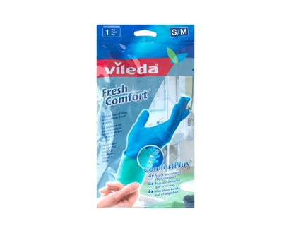 Vileda Fresh Comfort Latex Gloves S/M - 1.0 EA