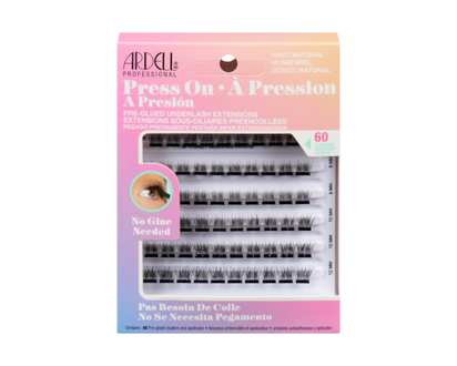 Pre-Glued Underlash Extensions Naked Natural - 1.0 EA
