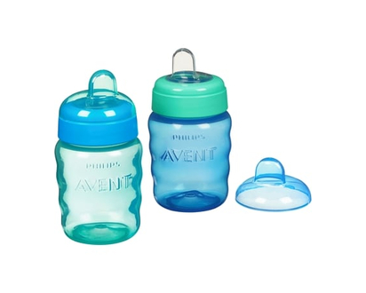 Avent My Easy Sippy Cup 9oz, Blue/Teal, 2pk, SCF553/25 - 2 EA