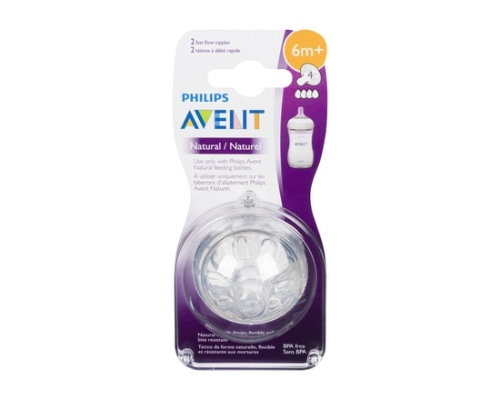 PHILIPS AV TETI NAT RAPIDE 6M+ - 2.0 EA