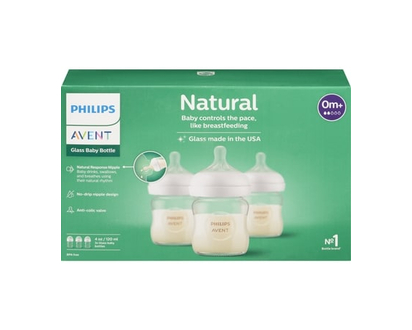 Avent Glass Baby Bottle Natural, 120 ML 0m+ - 1.0 EA