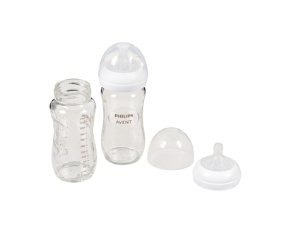 Philips Glass Baby Bottle Natural 240 Ml 1m+ - 3.0 EA