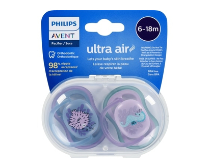 Philips Pacifier Ultra Air 6-18m - 2.0 EA
