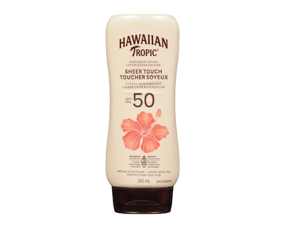 Hawaiian Tropic Sheer Touch Sunscreen Lotion, SPF 50+ - 240.0 ML
