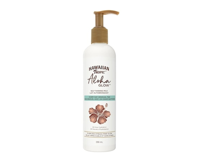 Hawaiian Tropic Lait autobronzant à usage quotidien pour hâle graduel Aloha GlowMC - 290 ML