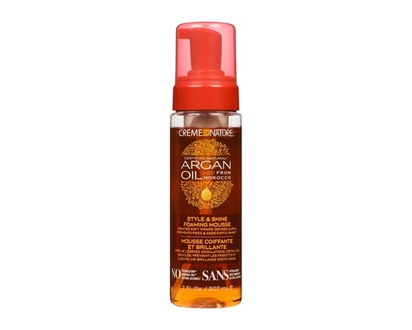 Creme of Nature Argan Oil From Morocco Style & Shine Foaming Mousse - 207.0 ML