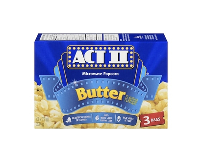 Act II Microwave Popcorn Butter Favour - 234.0 G