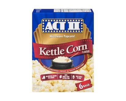 Act II Microwave Kettle Corn - 594.0 G