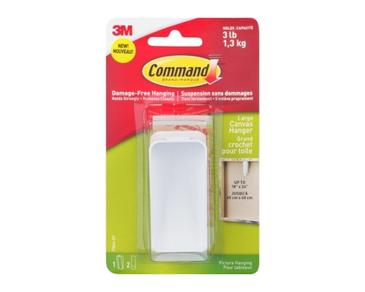 3M Command Brand Large Canvas Hanger - 1.0 EA