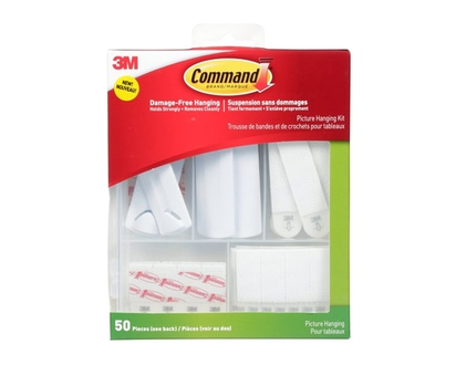 3M Command Brand Picture Hanging Kit 50 Pieces - 1.0 EA