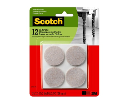 3 M 12 Coussinets de Feutre 38 mm - 1.0 EA