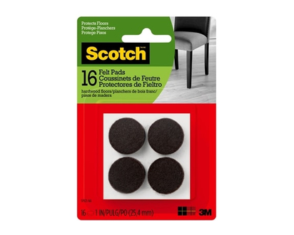 3 M 16 Coussinets de Feutre 25.4 mm - 1.0 EA