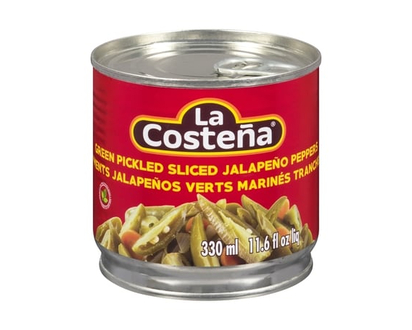 La Costena Green Pickled Sliced Jalapeno Peppers - 330.0 ML